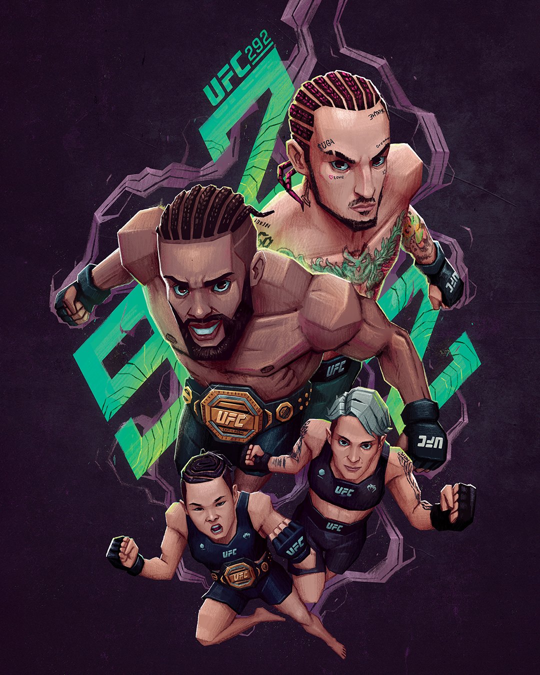 UFC 292 - Boston - Poster et affiche