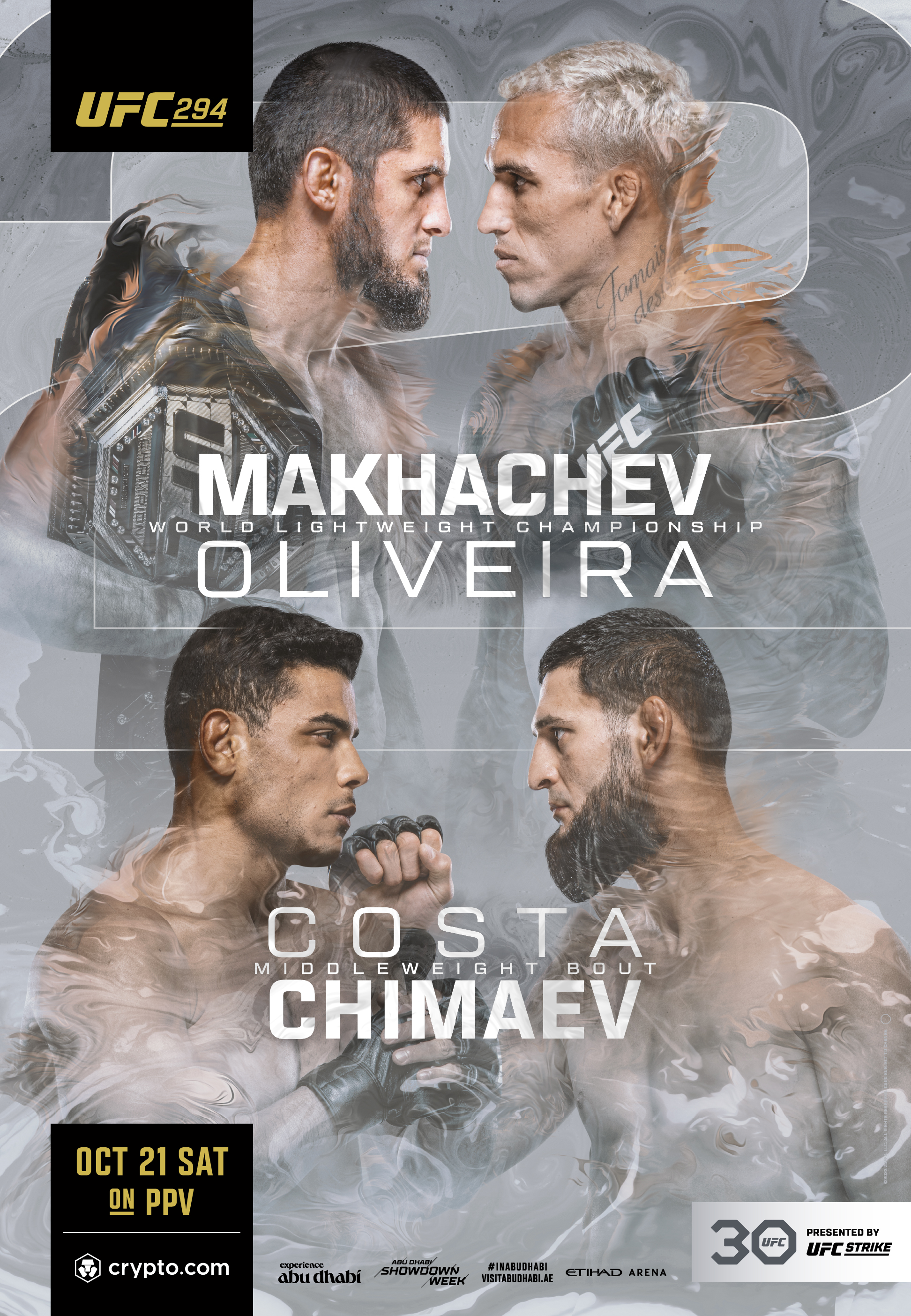 UFC 294 - Abu Dhabi - Poster et affiche