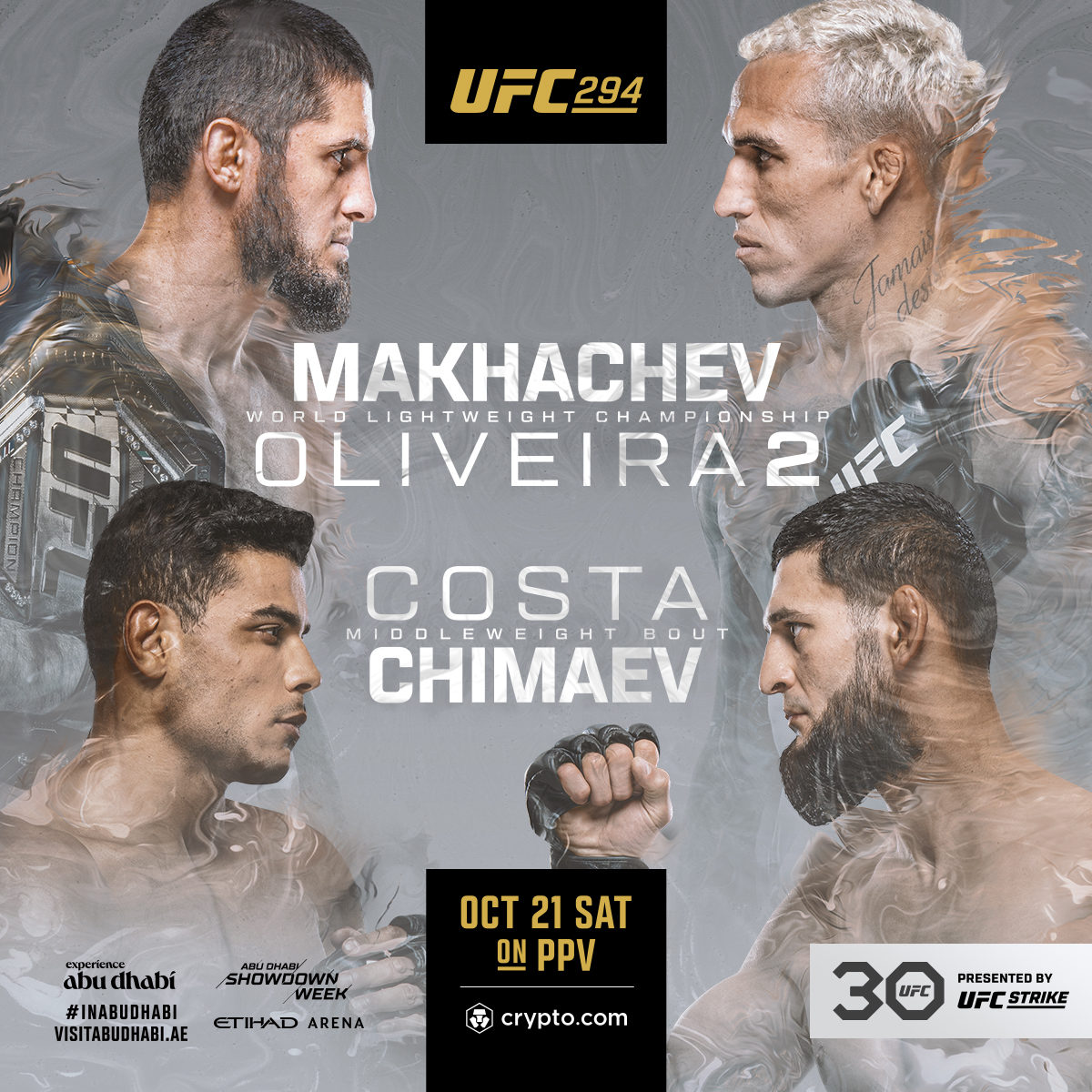 UFC 294 - Abu Dhabi - Poster et affiche