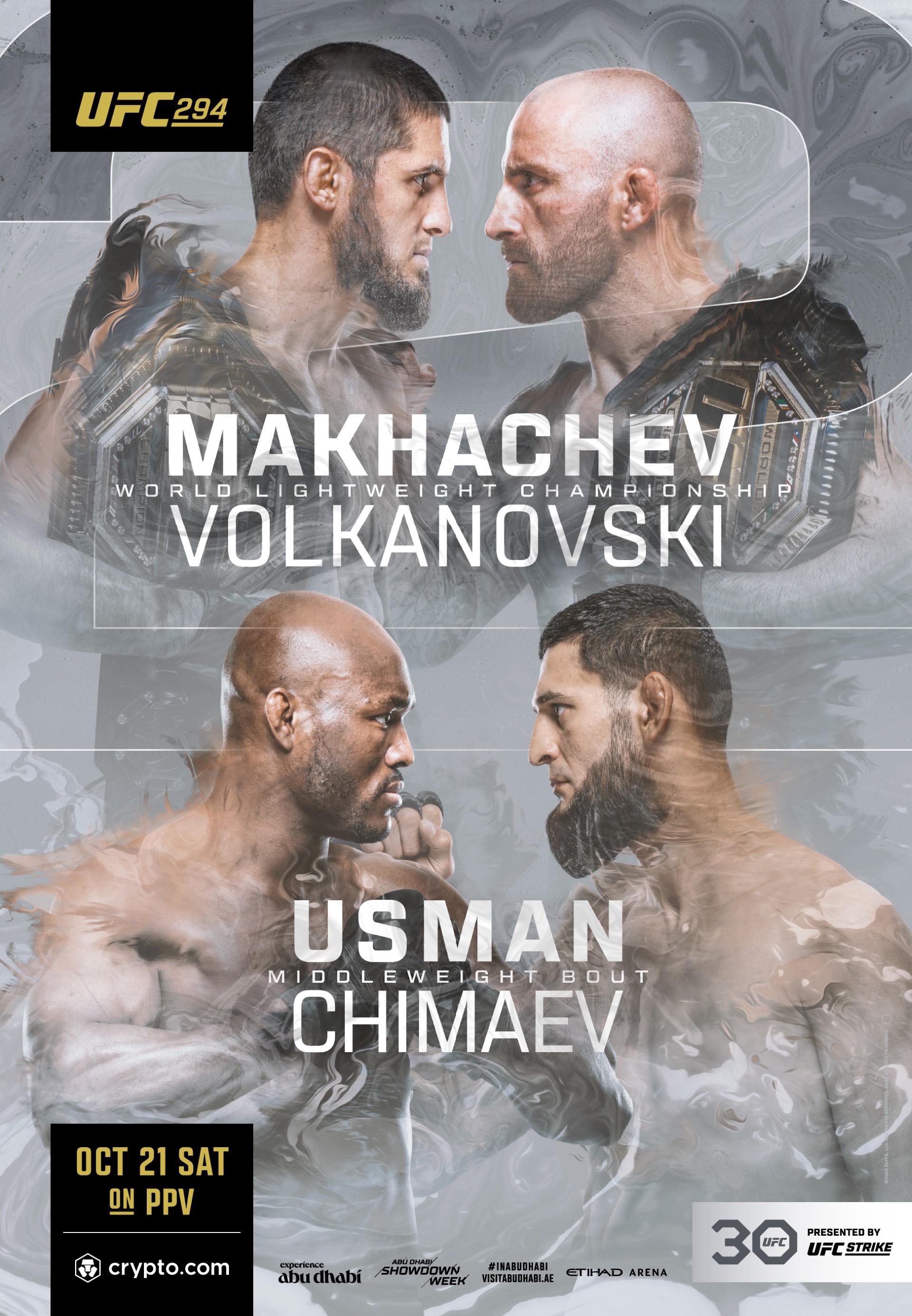 UFC 294 - Abu Dhabi - Poster et affiche