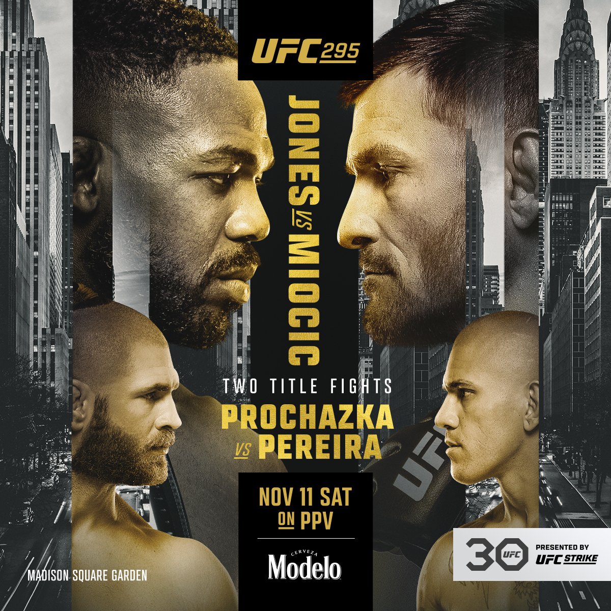 UFC 295 - New York City - Poster et affiche