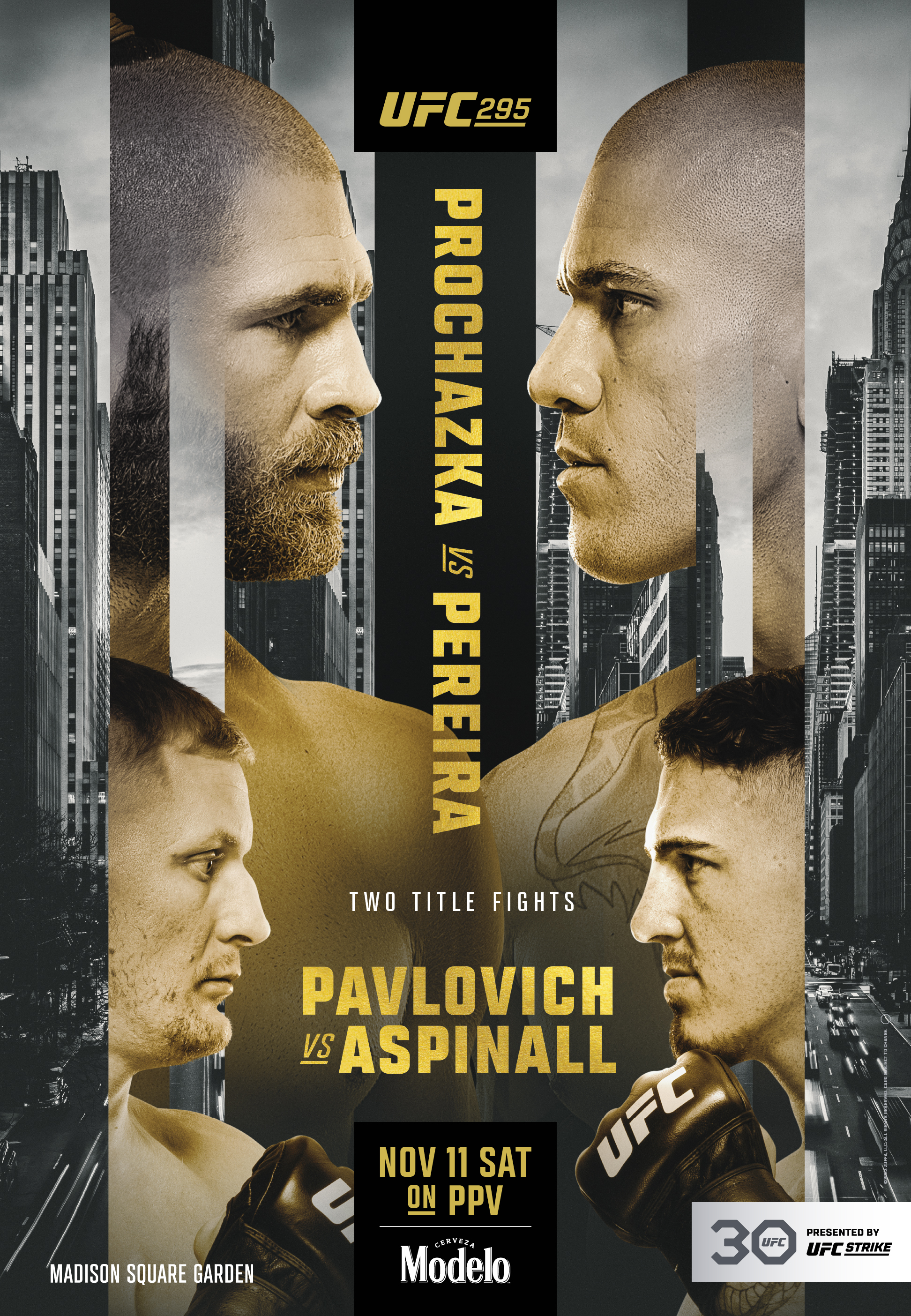 UFC 295 - New York City - Poster et affiche