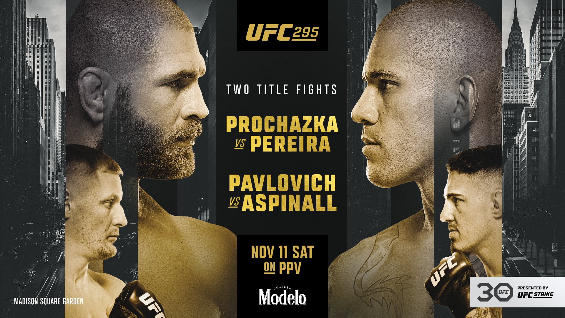 UFC 295 - New York City - Poster et affiche