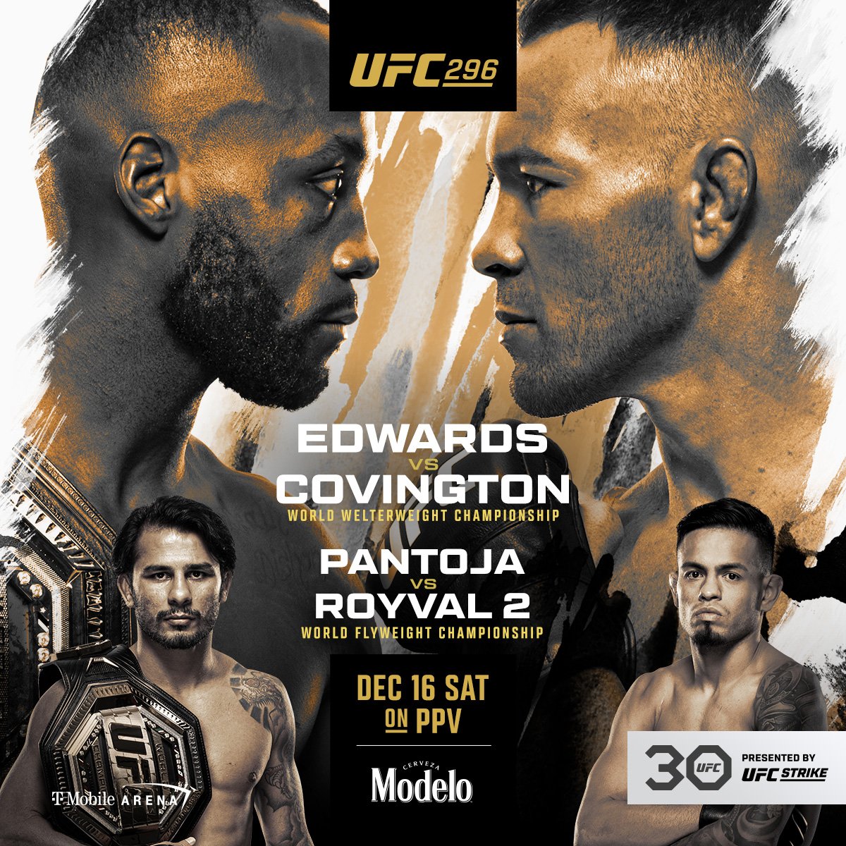 UFC 296 - Las Vegas - Poster et affiche