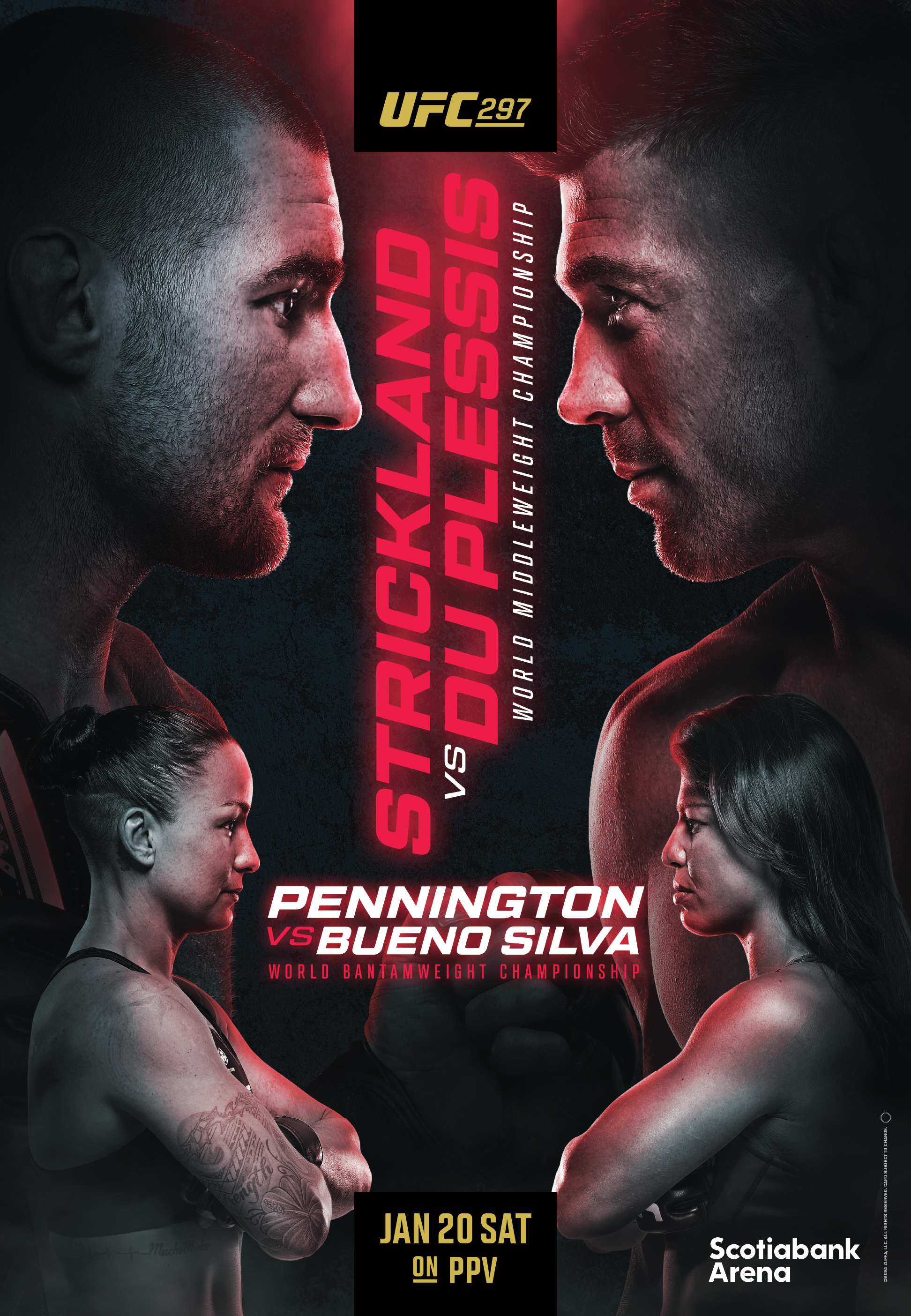 UFC 297 - Toronto - Poster et affiche