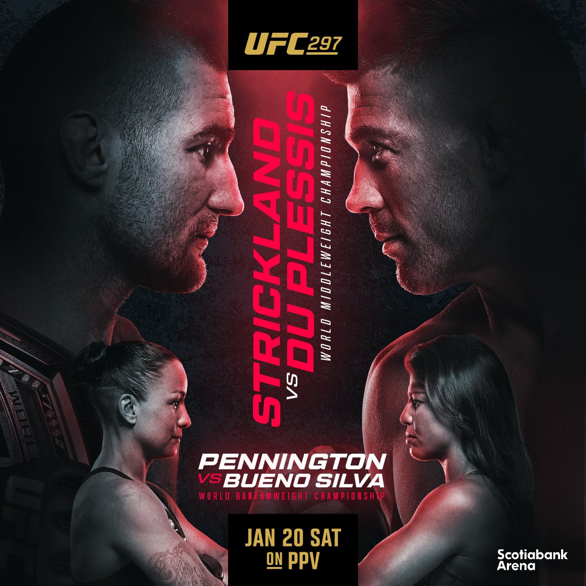 UFC 297 - Toronto - Poster et affiche