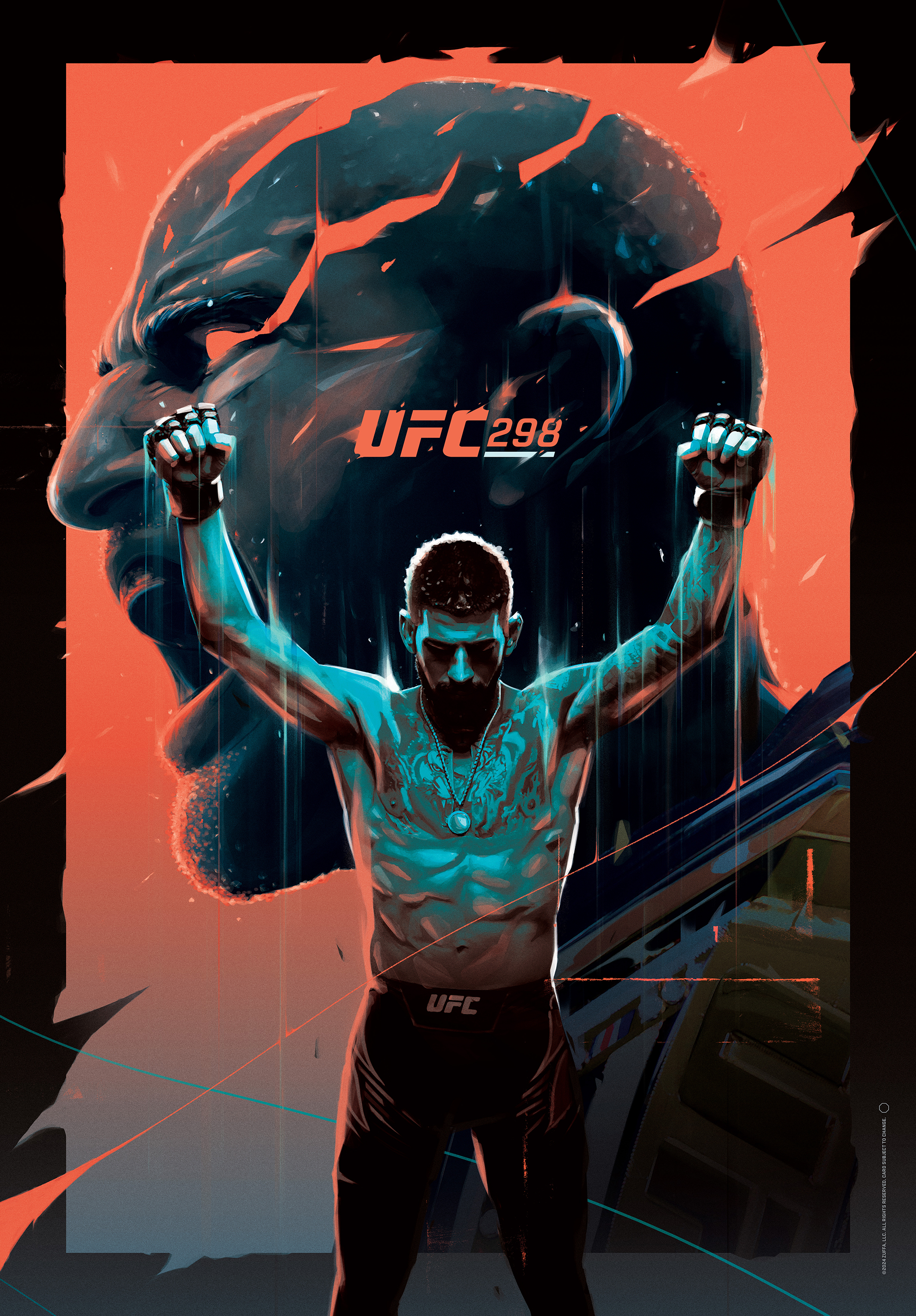 UFC 298 - Anaheim - Poster et affiche