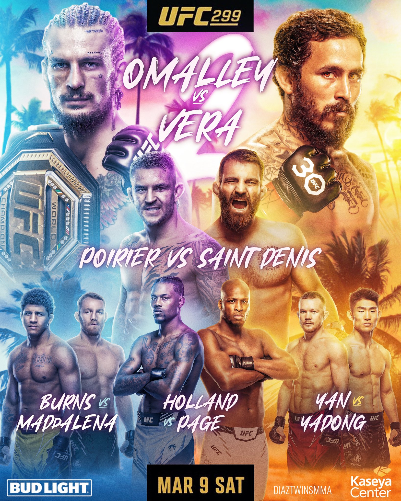 UFC 299 - Miami - Poster et affiche