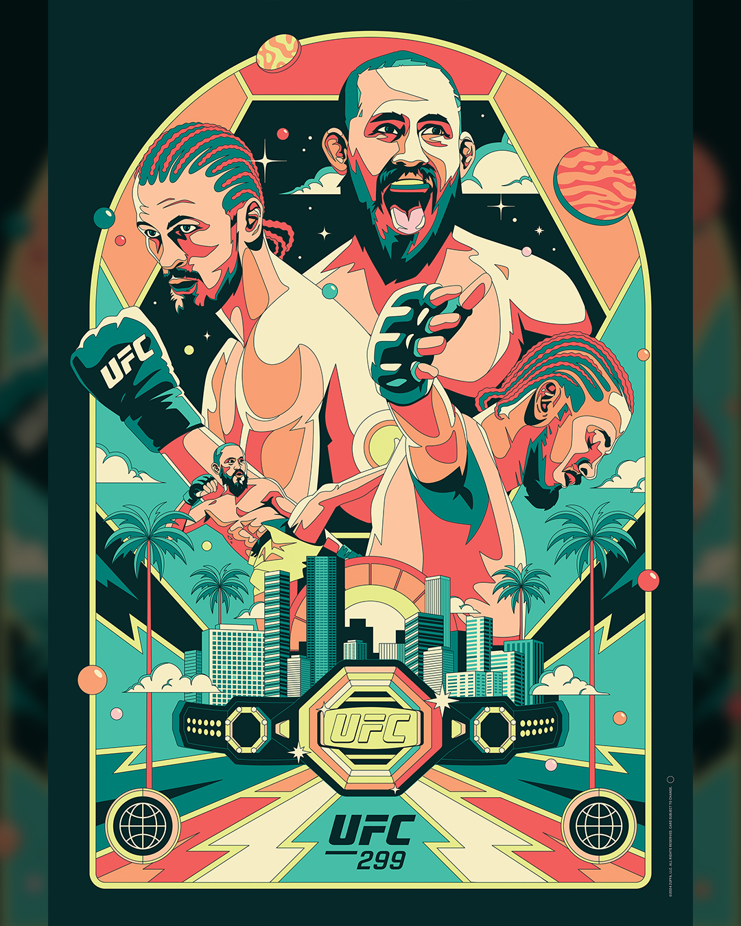 UFC 299 - Miami - Poster et affiche