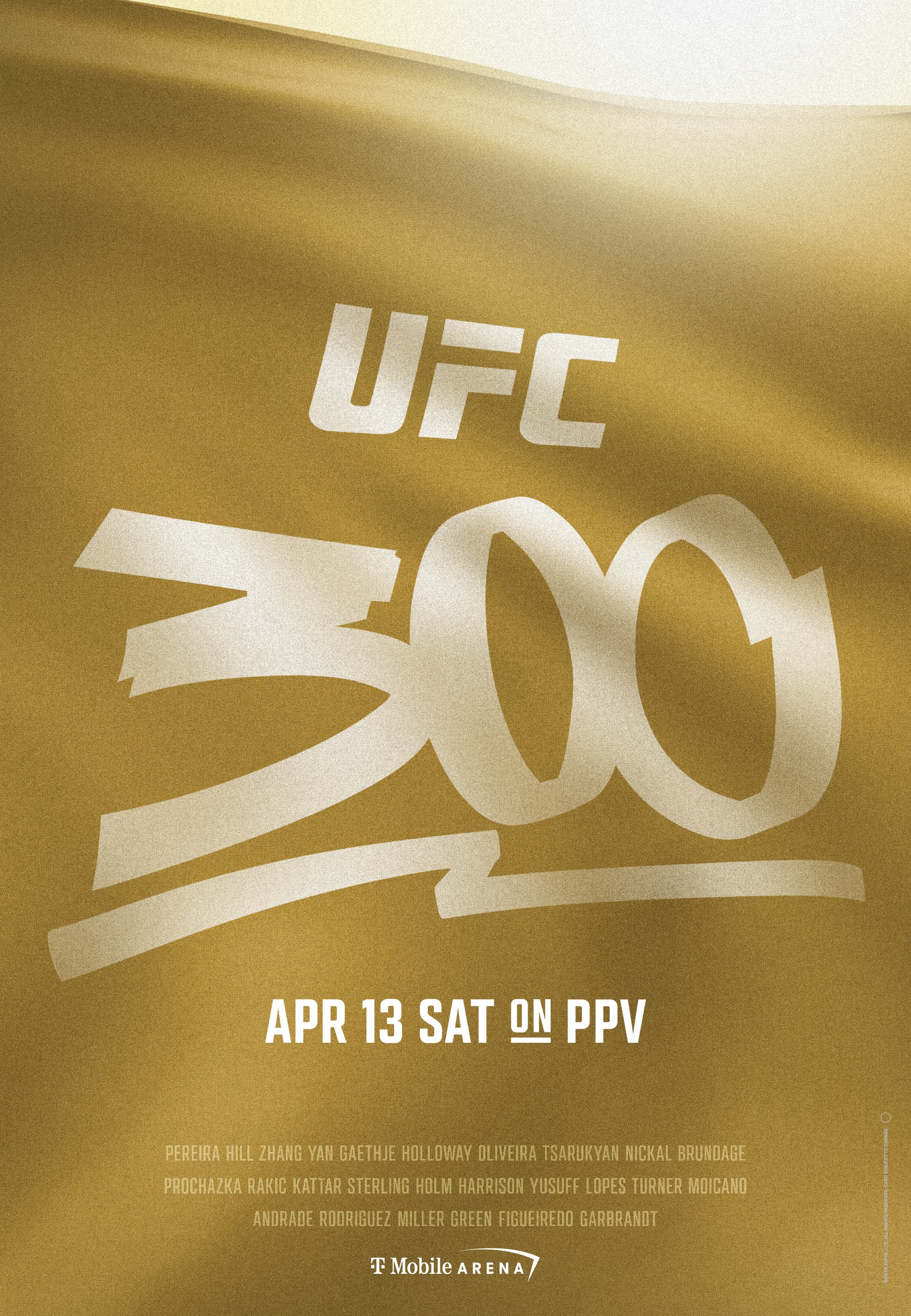 UFC 300 - Las Vegas - Poster et affiche