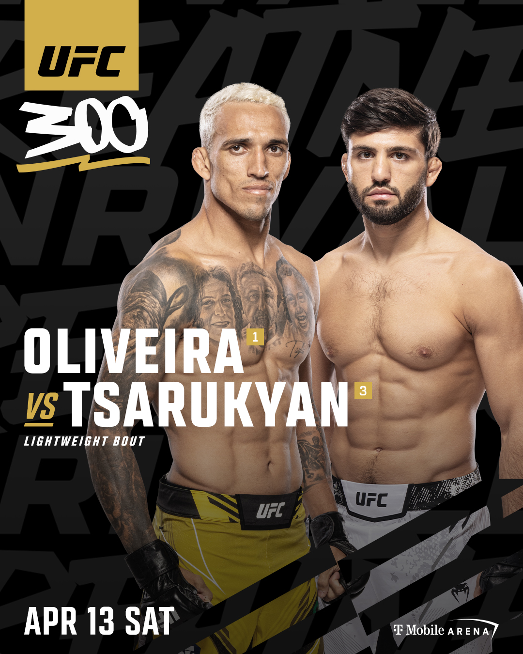 UFC 300 - Las Vegas - Poster et affiche