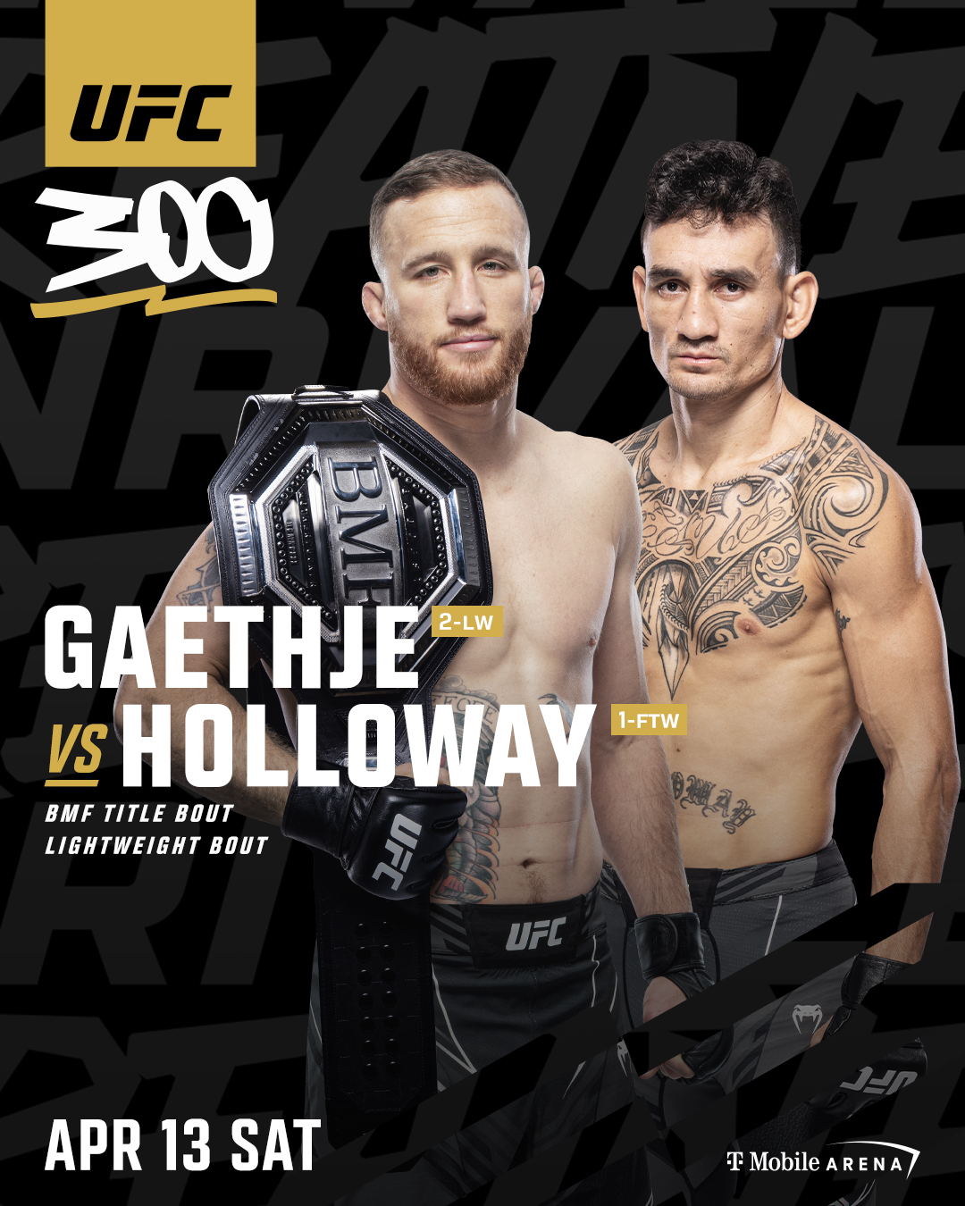 UFC 300 - Las Vegas - Poster et affiche