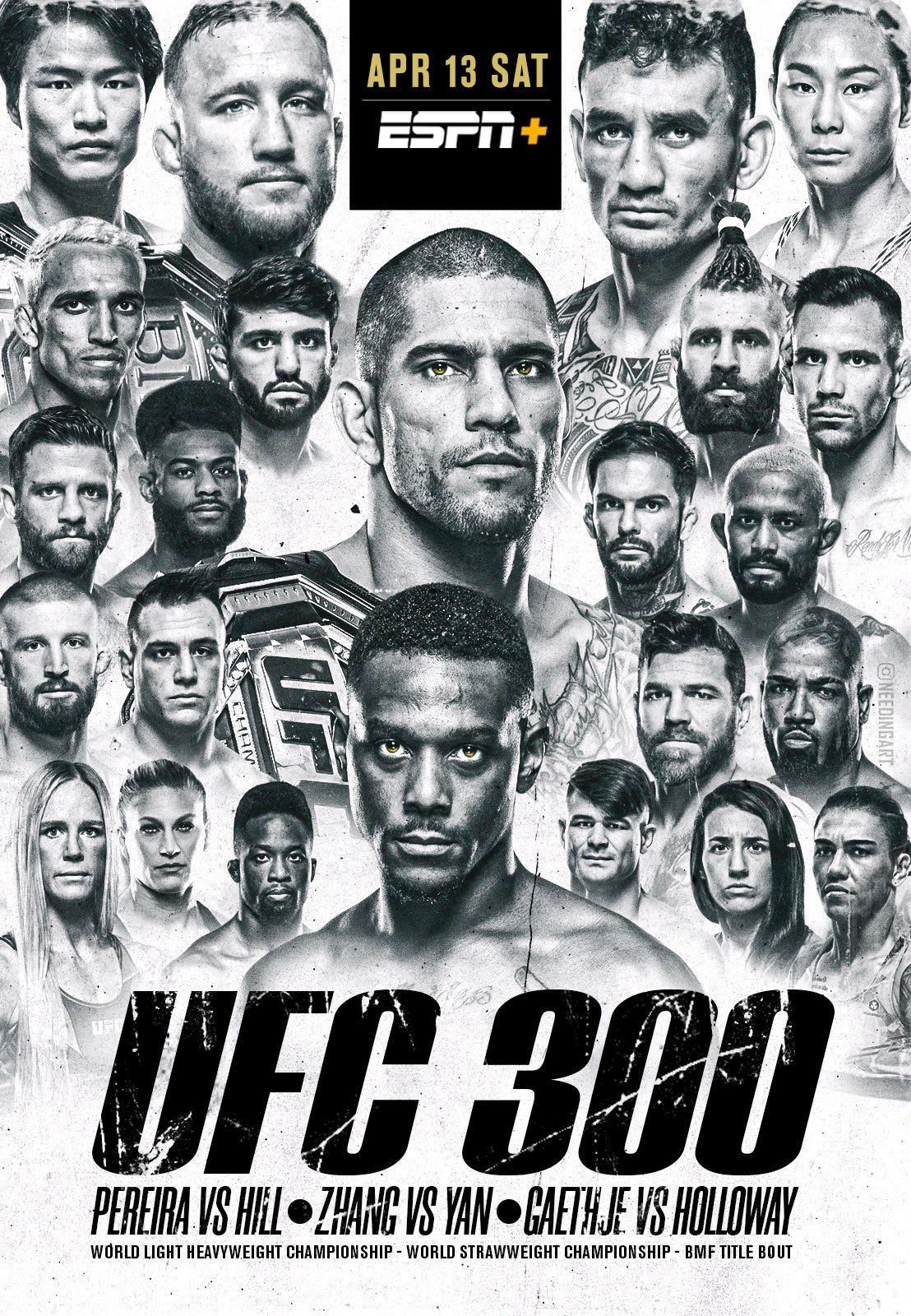 UFC 300 - Las Vegas - Poster et affiche