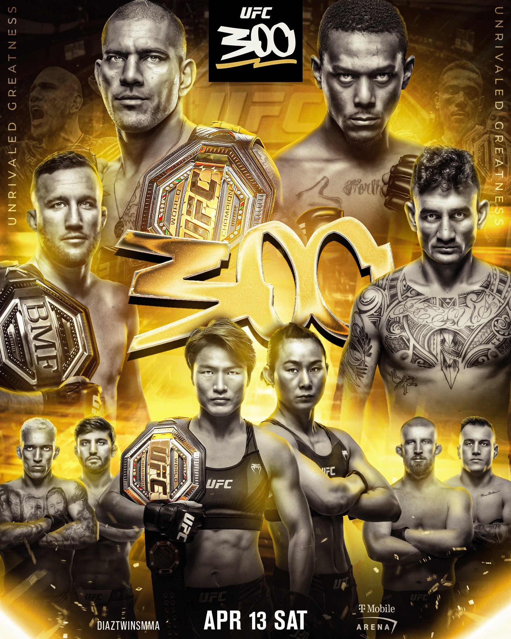 UFC 300 - Las Vegas - Poster et affiche