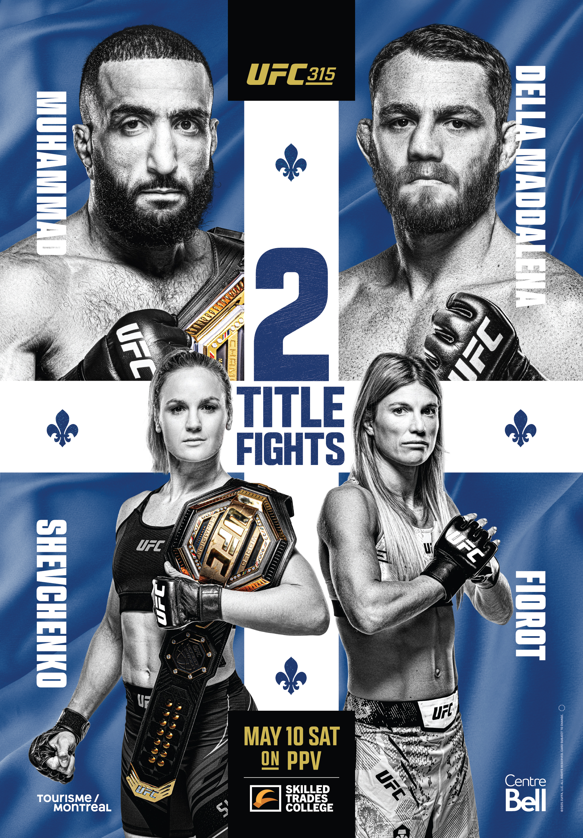 UFC 315 - Montreal - Poster et affiche