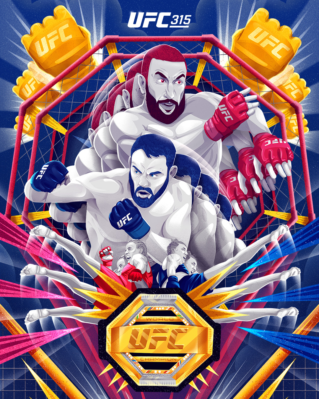 UFC 315 - Montreal - Poster et affiche