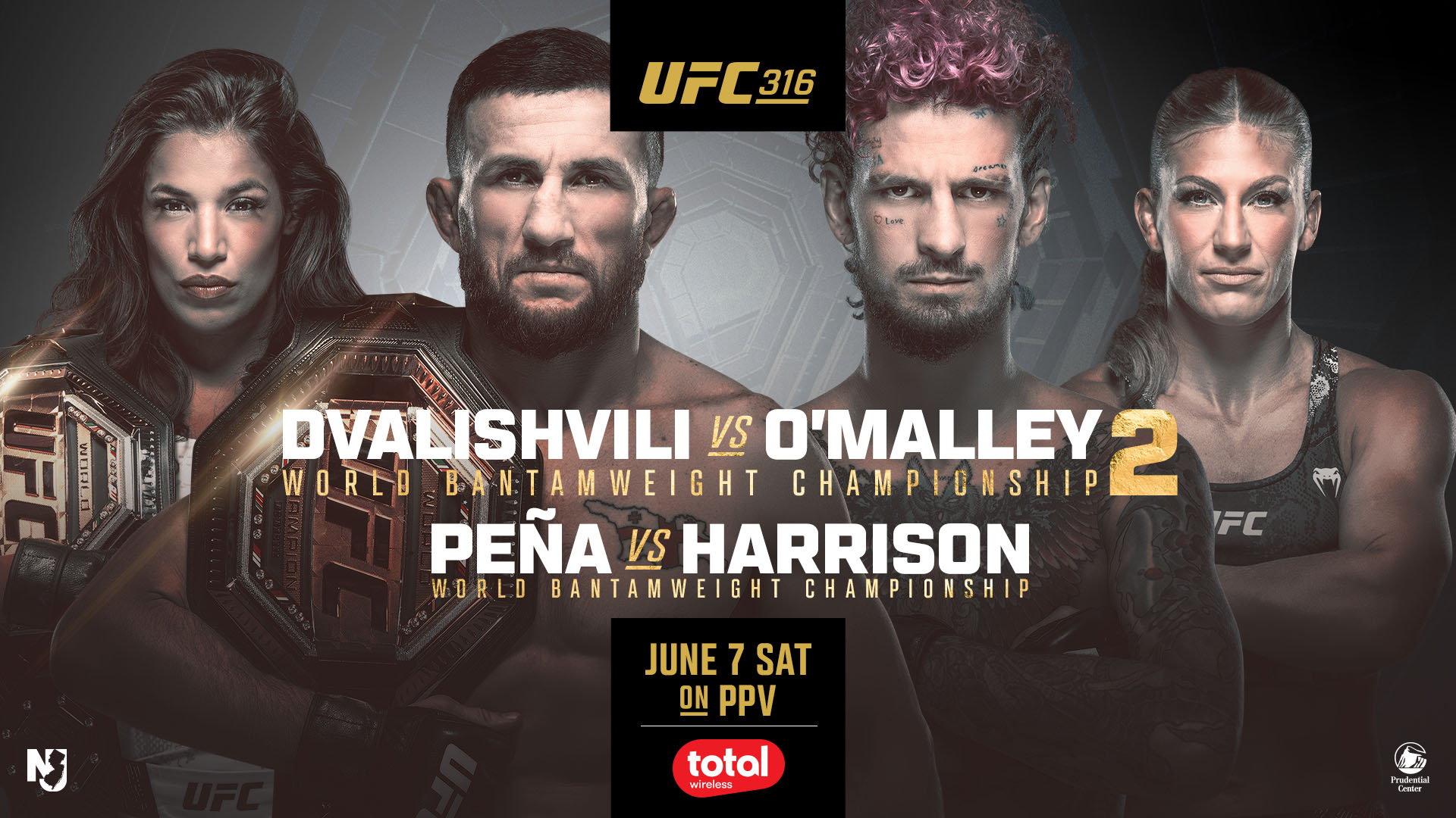 UFC 316 - Newark - Poster et affiche