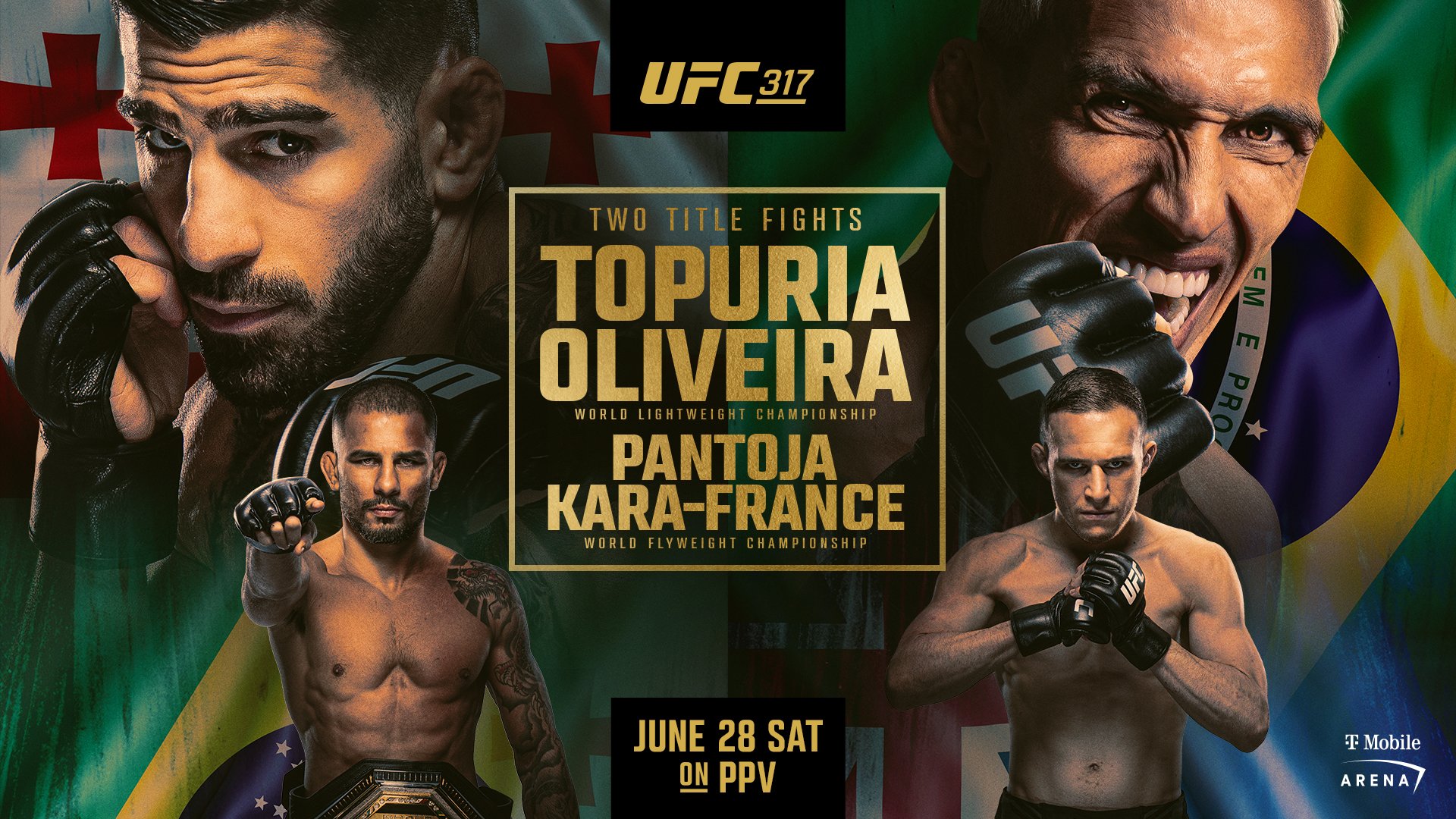 UFC 317 - Las Vegas - Poster et affiche