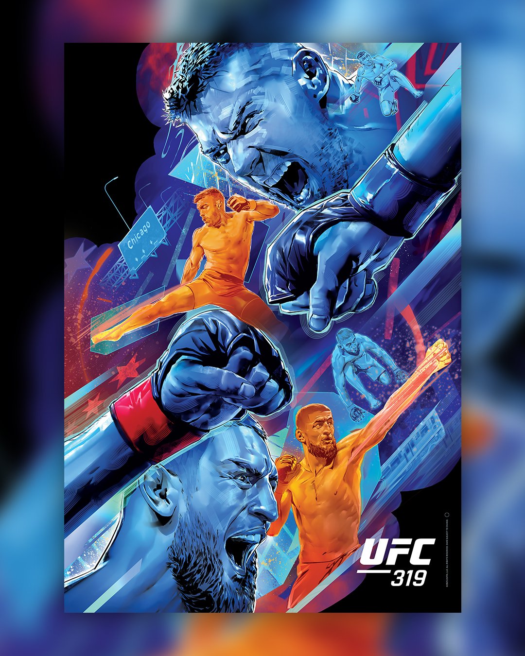 UFC 319 - Chicago - Poster et affiche