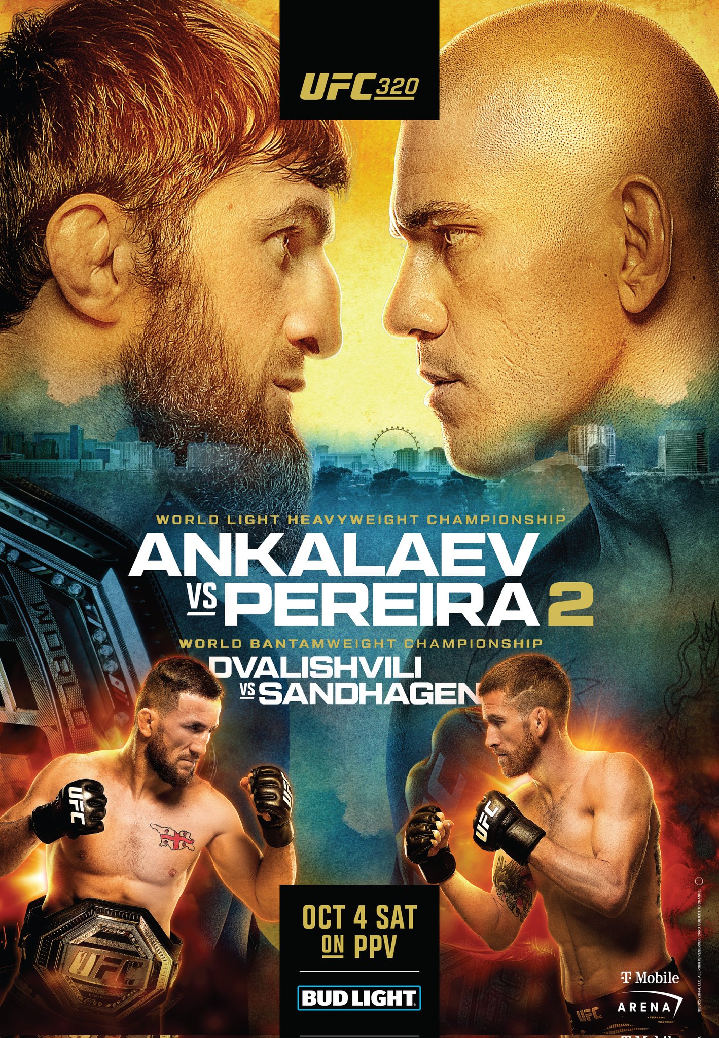 UFC 320 - Las Vegas - Poster et affiche