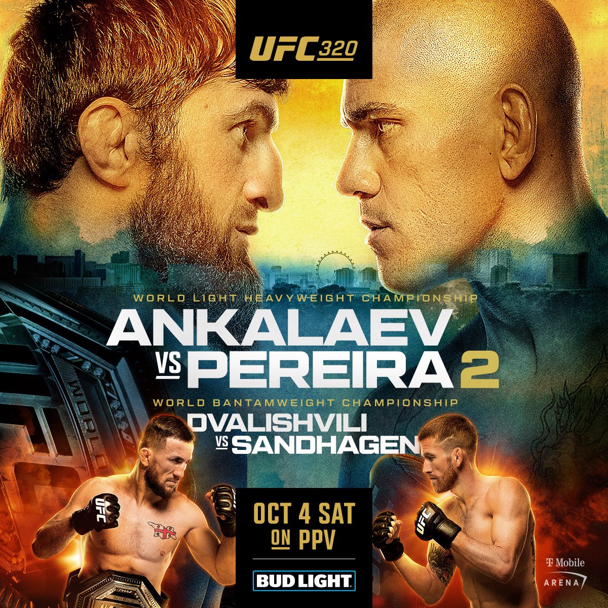 UFC 320 - Las Vegas - Poster et affiche