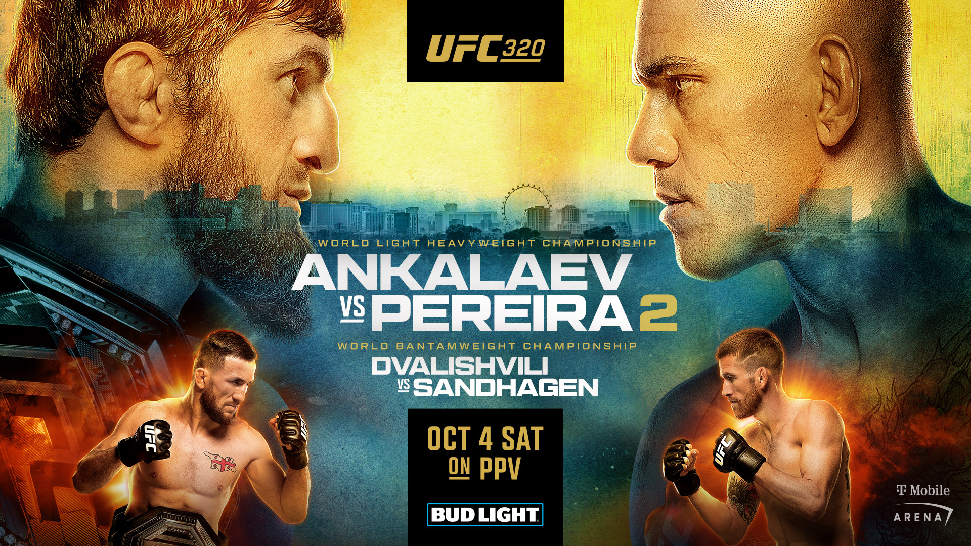 UFC 320 - Las Vegas - Poster et affiche