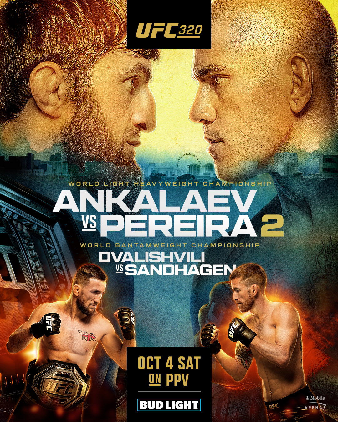 UFC 320 - Las Vegas - Poster et affiche