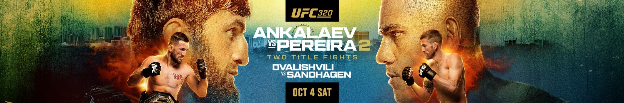 UFC 320 - Las Vegas - Poster et affiche