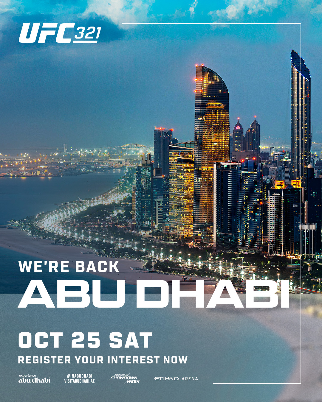 UFC 321 - Abu Dhabi - Poster et affiche UFC 321 - Abu Dhabi - Poster et affiche