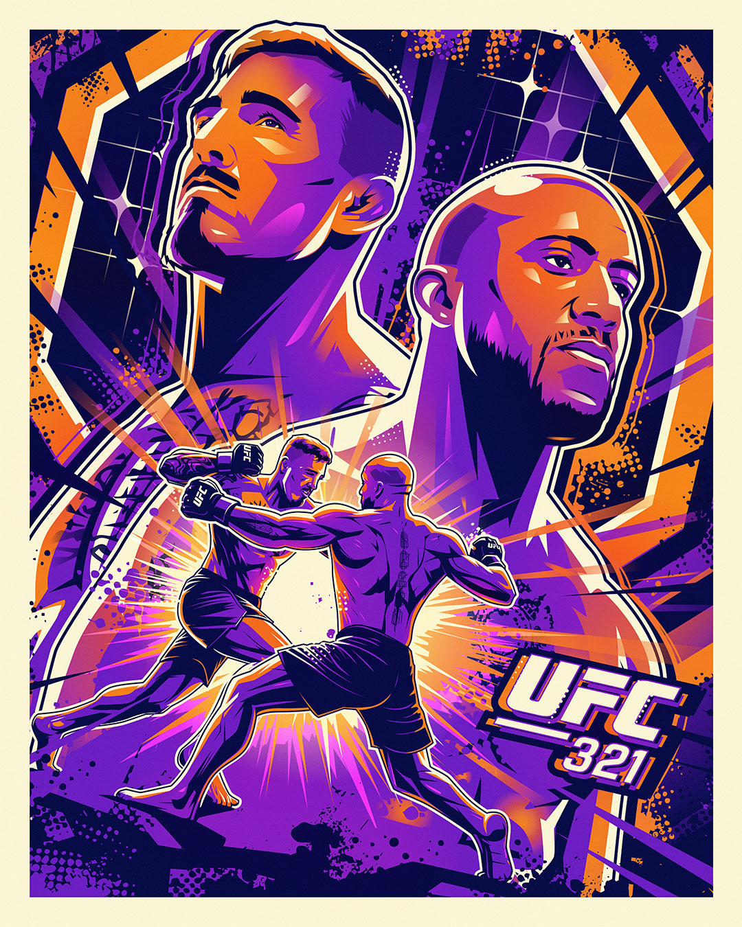 UFC 321 - Abu Dhabi - Poster et affiche UFC 321 - Abu Dhabi - Poster et affiche