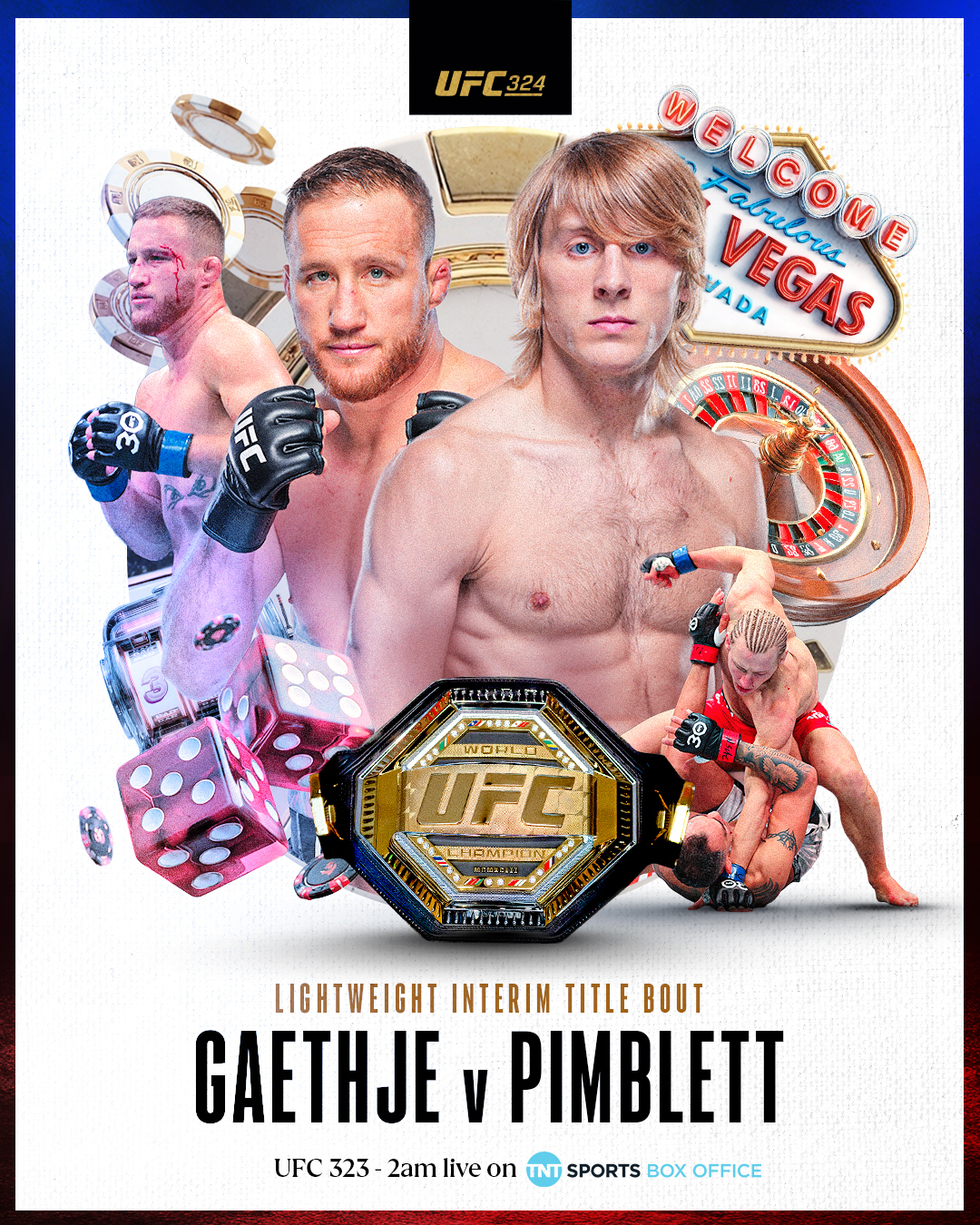 UFC 324 - Las Vegas - Poster et affiche