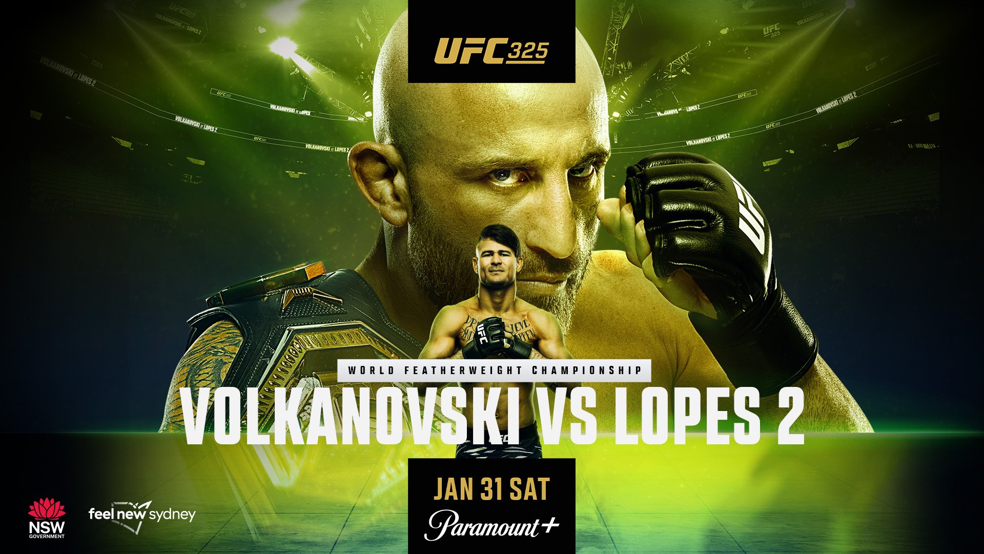 UFC 325 - Sydney - Poster et affiche