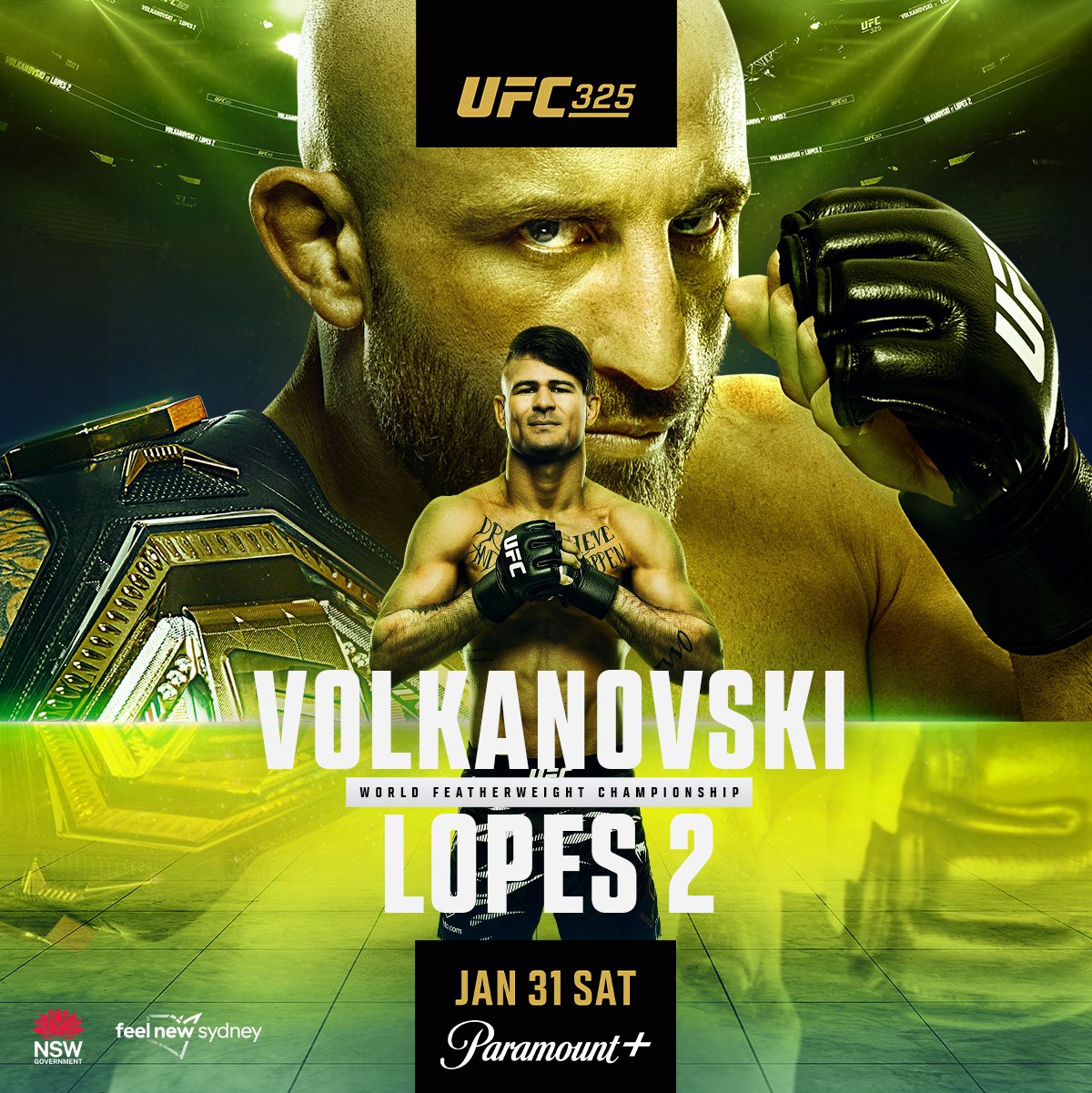 UFC 325 - Sydney - Poster et affiche