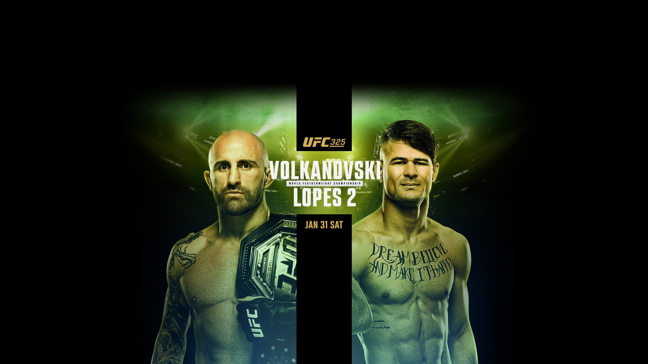 UFC 325 - Sydney - Poster et affiche