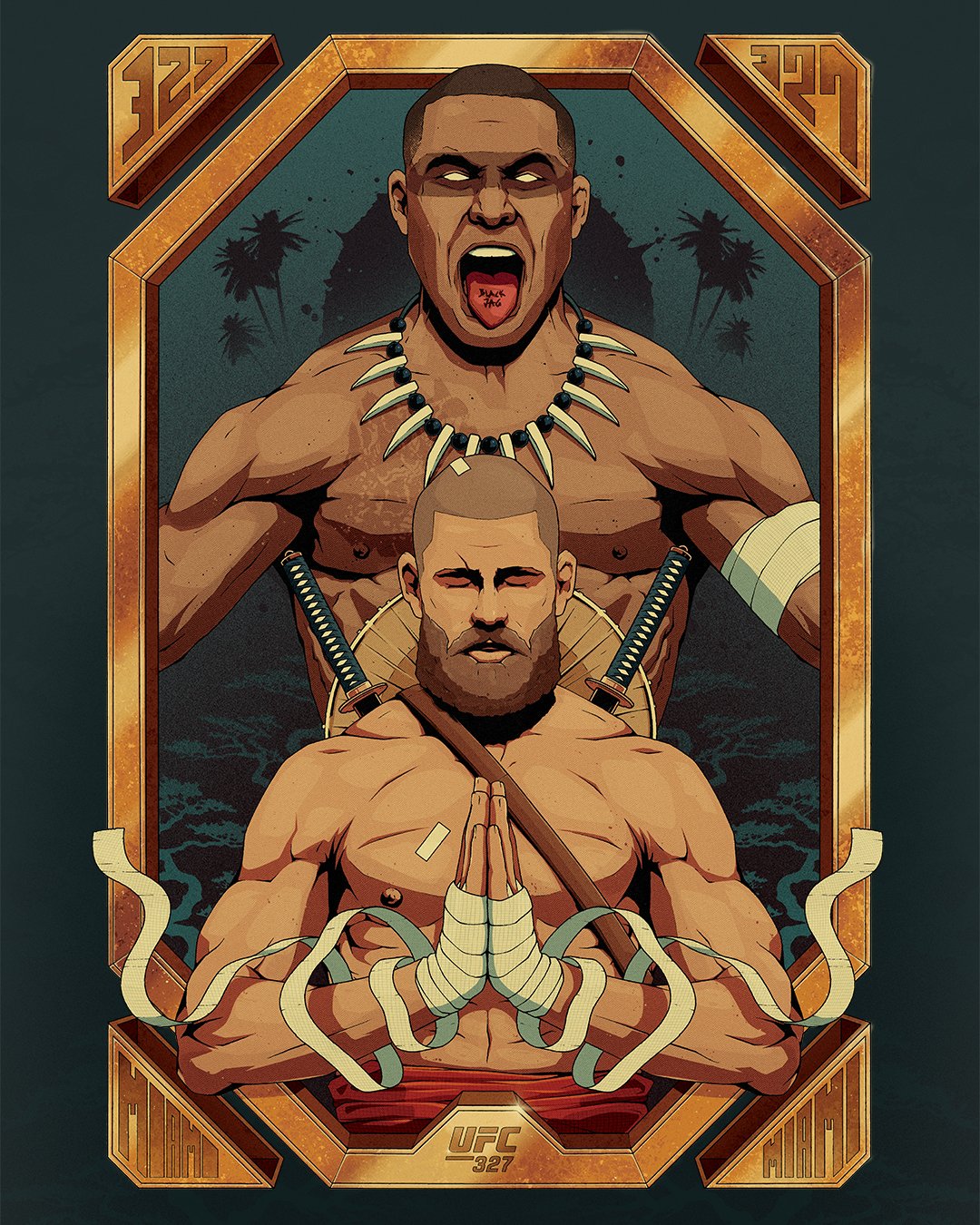 UFC 327 - Miami - Poster et affiche