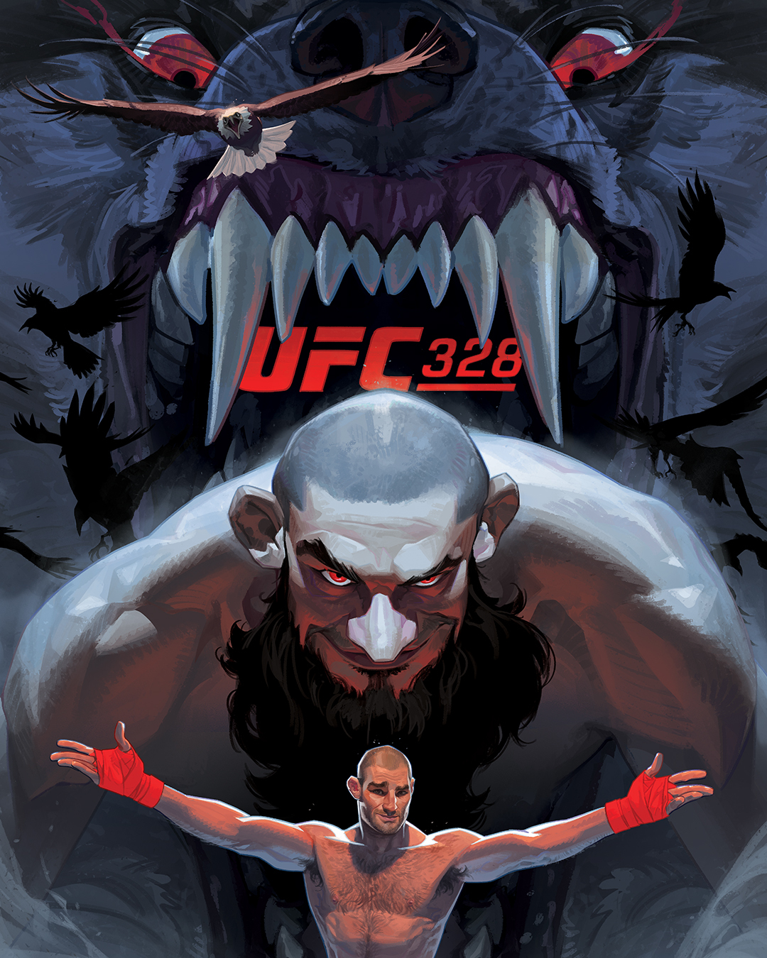 UFC 328 - Newark - Poster et affiche