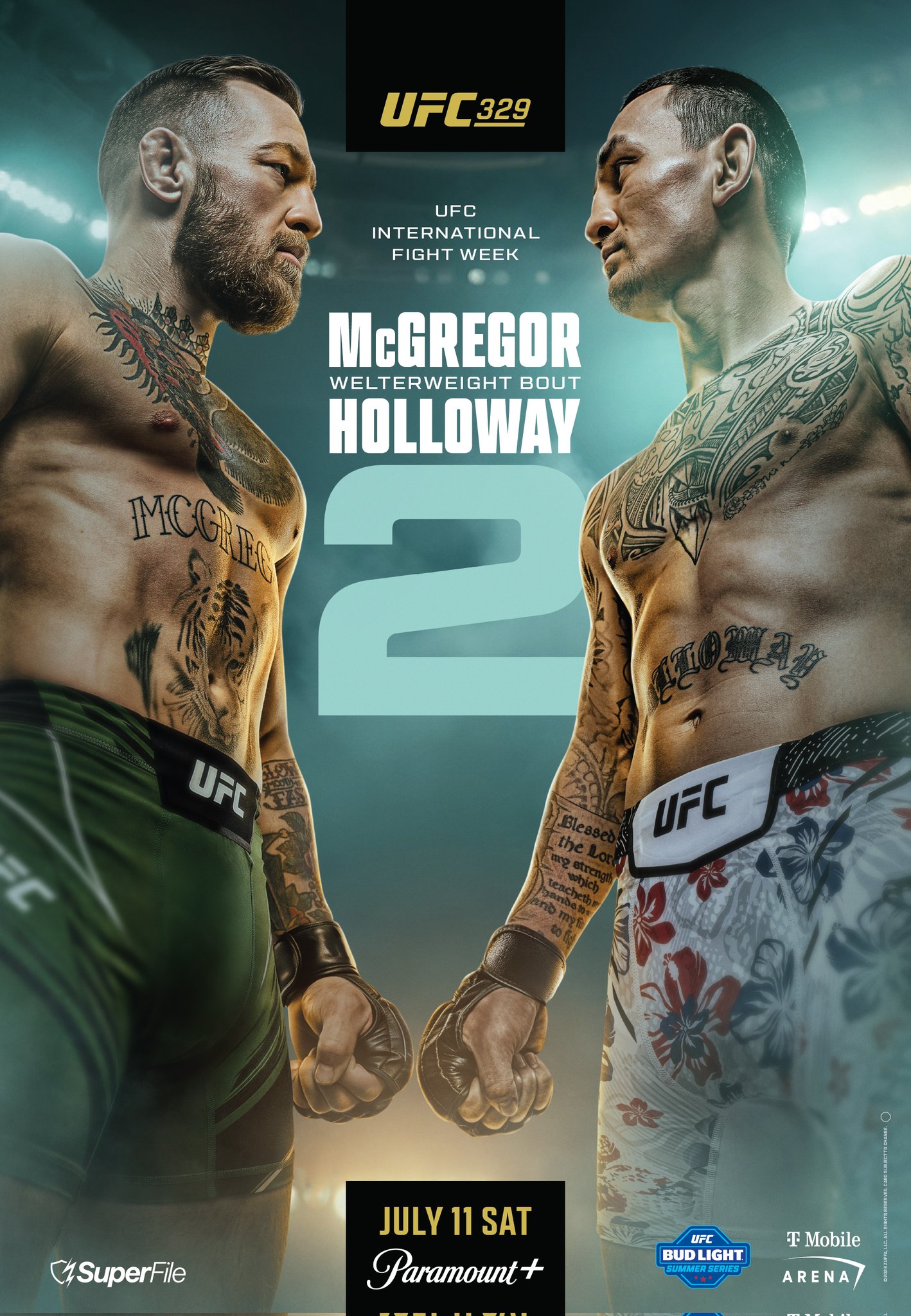 UFC 329 - Las Vegas - Poster et affiche