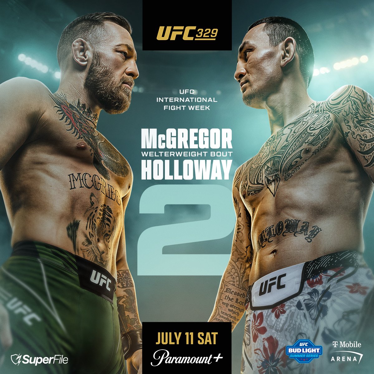 UFC 329 - Las Vegas - Poster et affiche