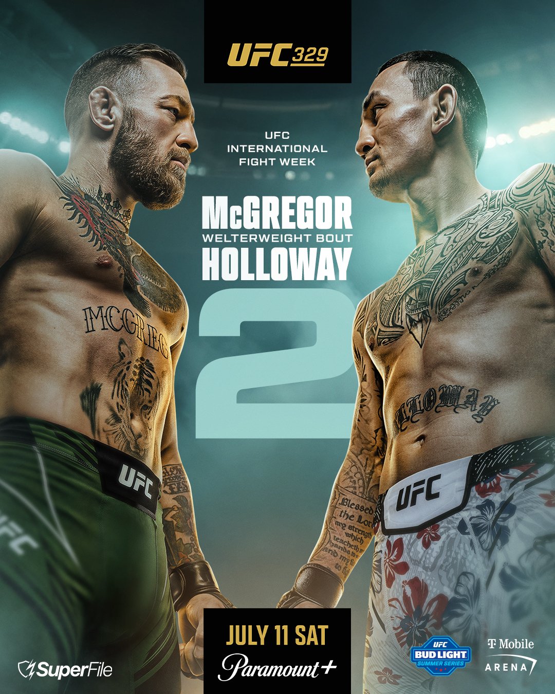 UFC 329 - Las Vegas - Poster et affiche
