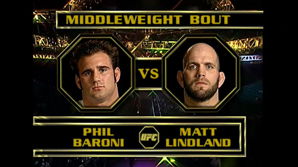 Matt Lindland contre Phil Baroni