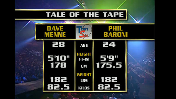 Phil Baroni contre Dave Menne