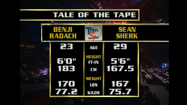 Sean Sherk contre Benji Radach