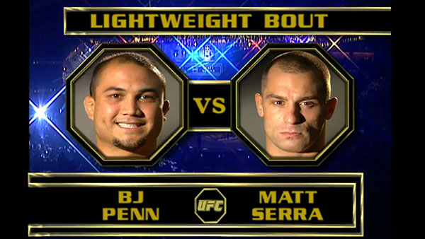 B.J. Penn contre Matt Serra