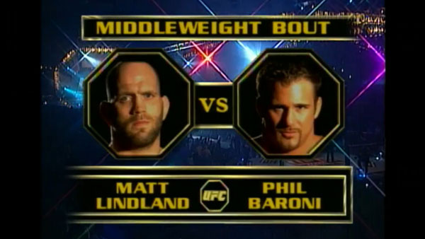 Matt Lindland contre Phil Baroni