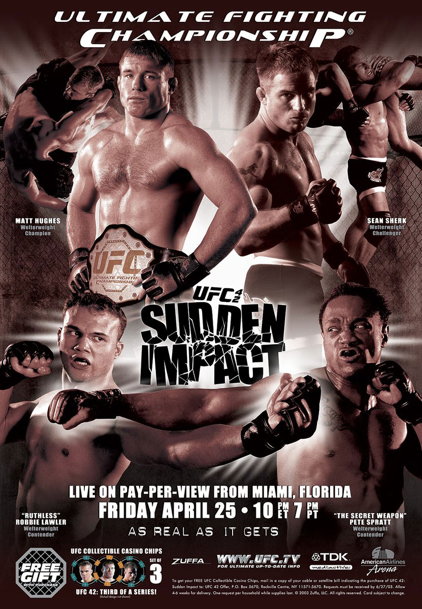 Poster/affiche UFC 42