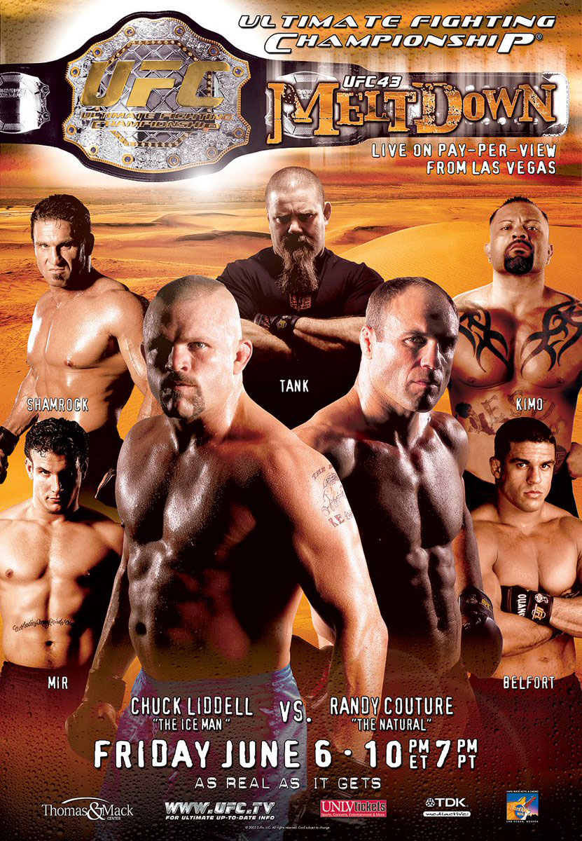 Poster/affiche UFC 43