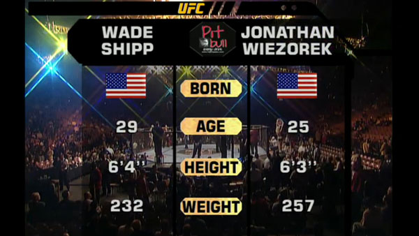 Jonathan Wiezorek contre Wade Shipp