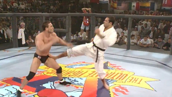 Ken Shamrock contre Royce Gracie