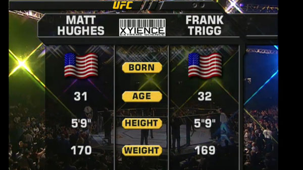 Matt Hughes contre Frank Trigg