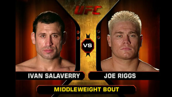 Ivan Salaverry contre Joe Riggs